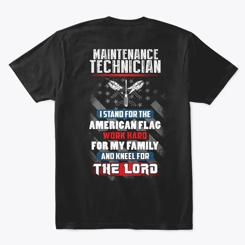 Proud Maintenance Technician Shirt 