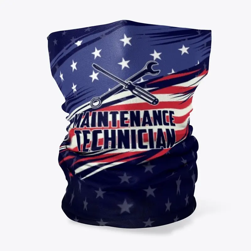 Proud Maintenance Technician Neck Gaiter