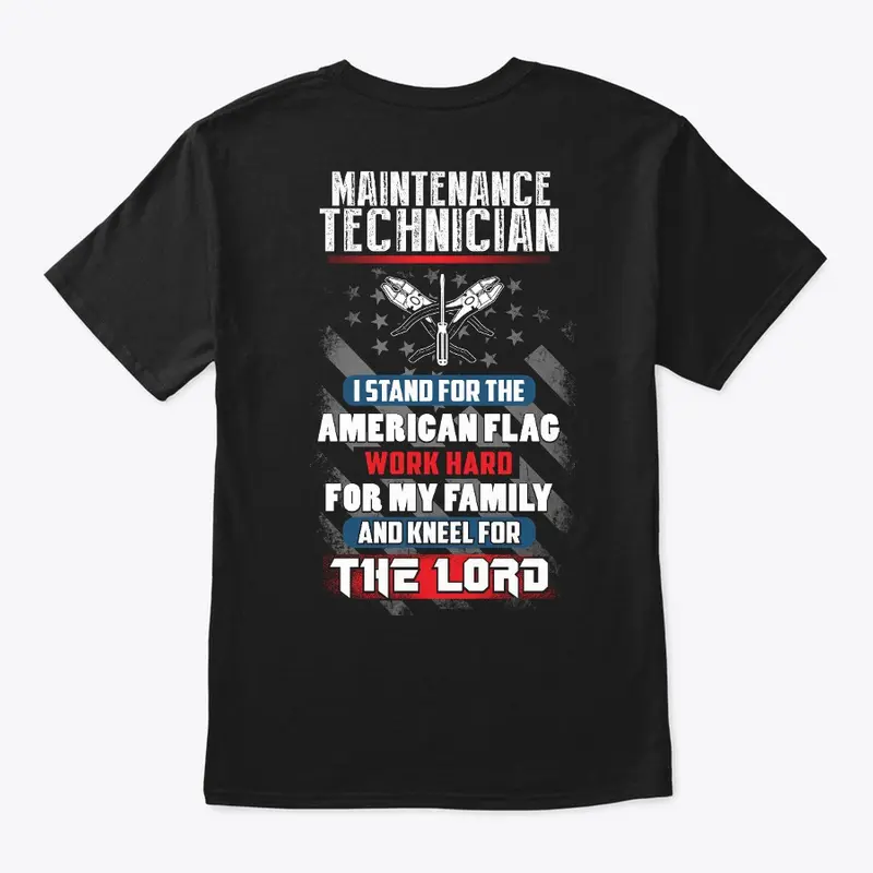 Proud Maintenance Technician Shirt 