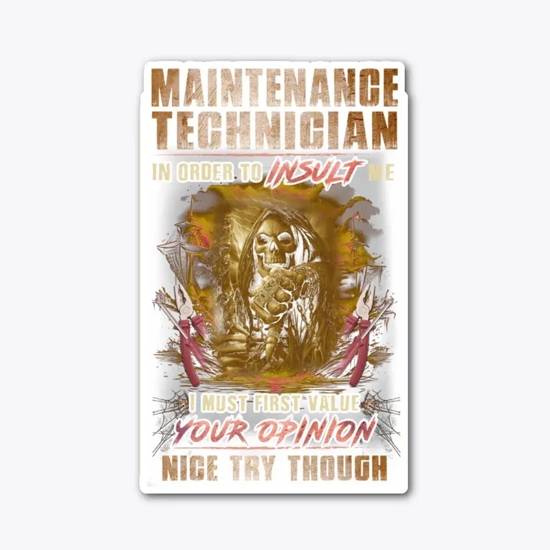 Tough Maintenance Technician Hoodie 