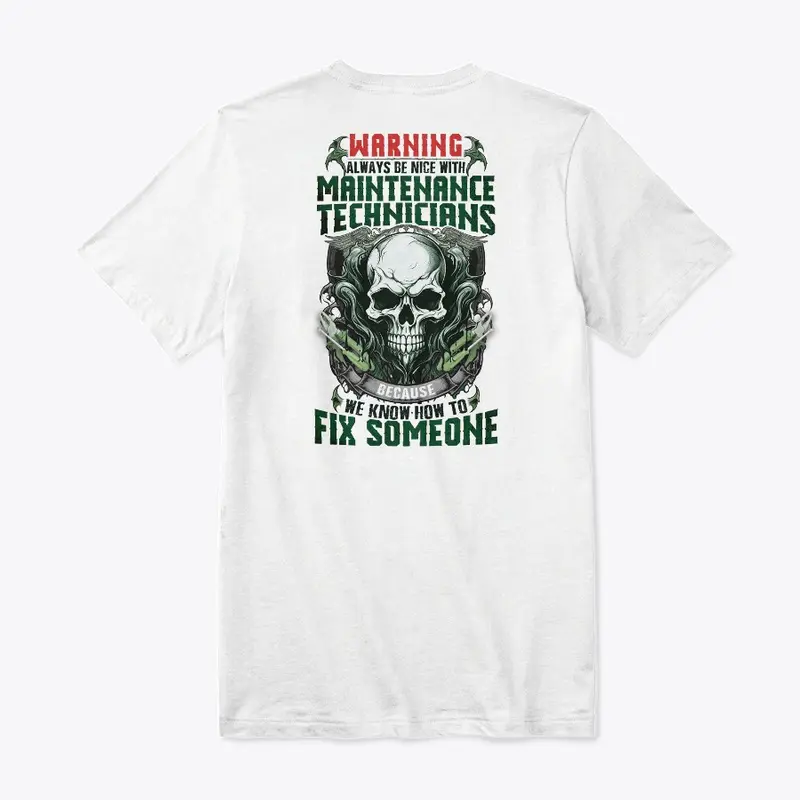 Maintenance Technician Warning Shirt 