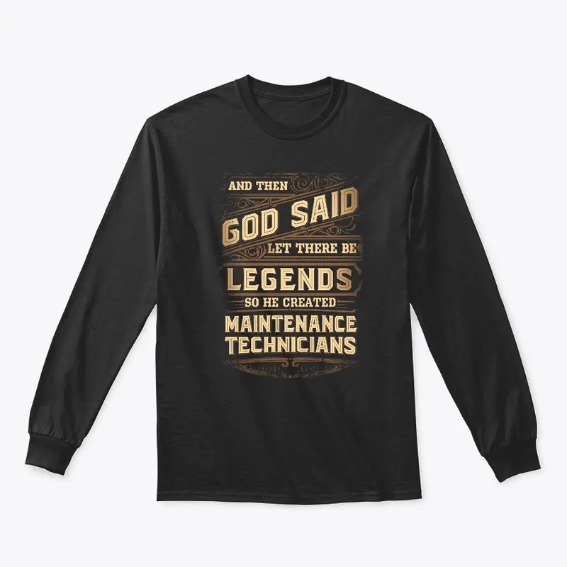 Legendary Maintenance Technician Shirt 