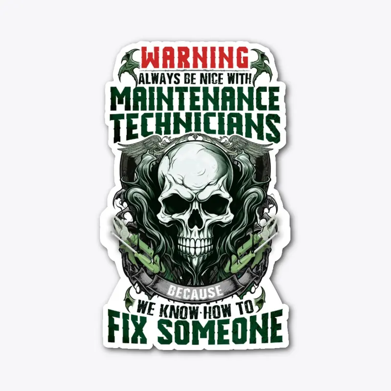 Maintenance Technician Warning Shirt 