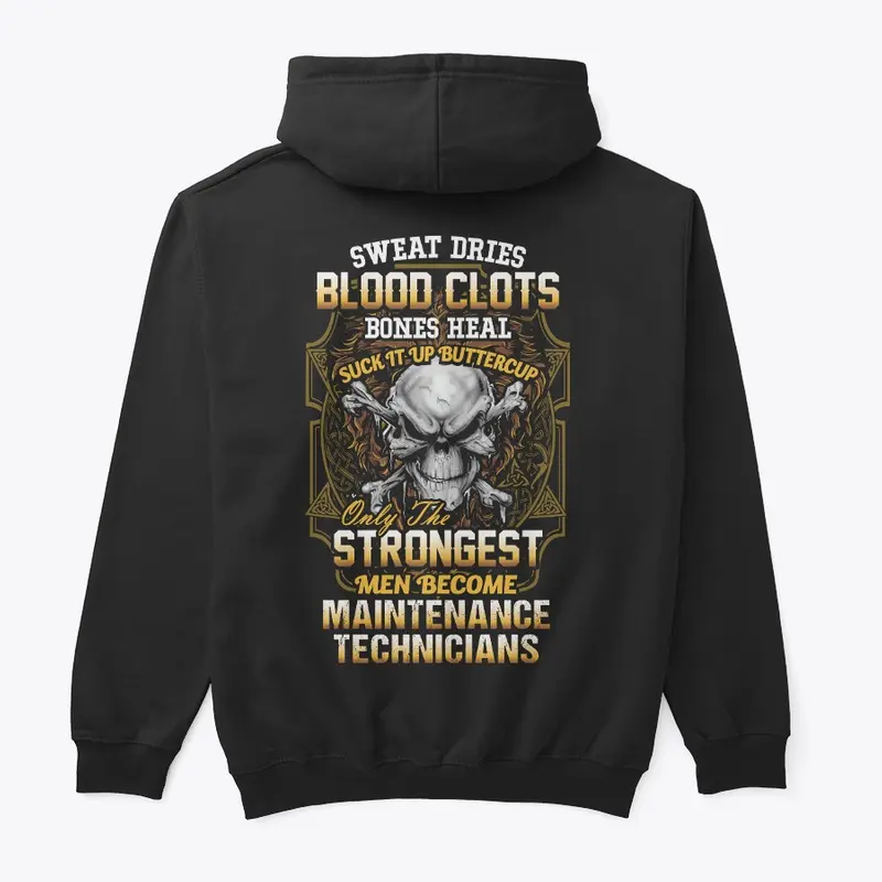 Strongest Maintenance Technician Hoodie 