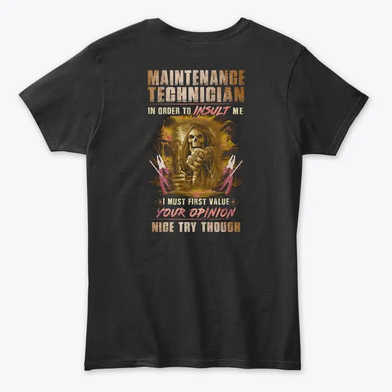 Tough Maintenance Technician Hoodie 