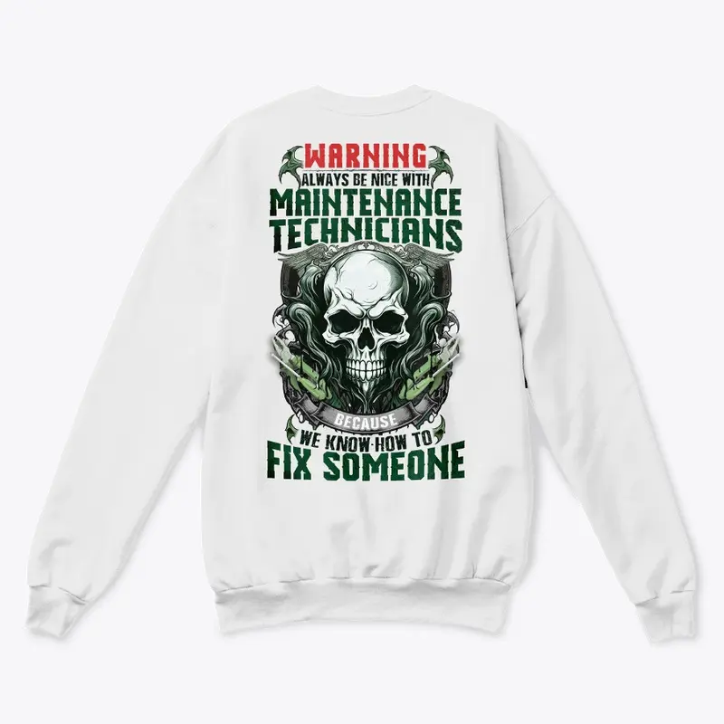 Maintenance Technician Warning Shirt 